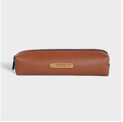 Buy Custom Name Vegan Leather Pencil Pouch Online