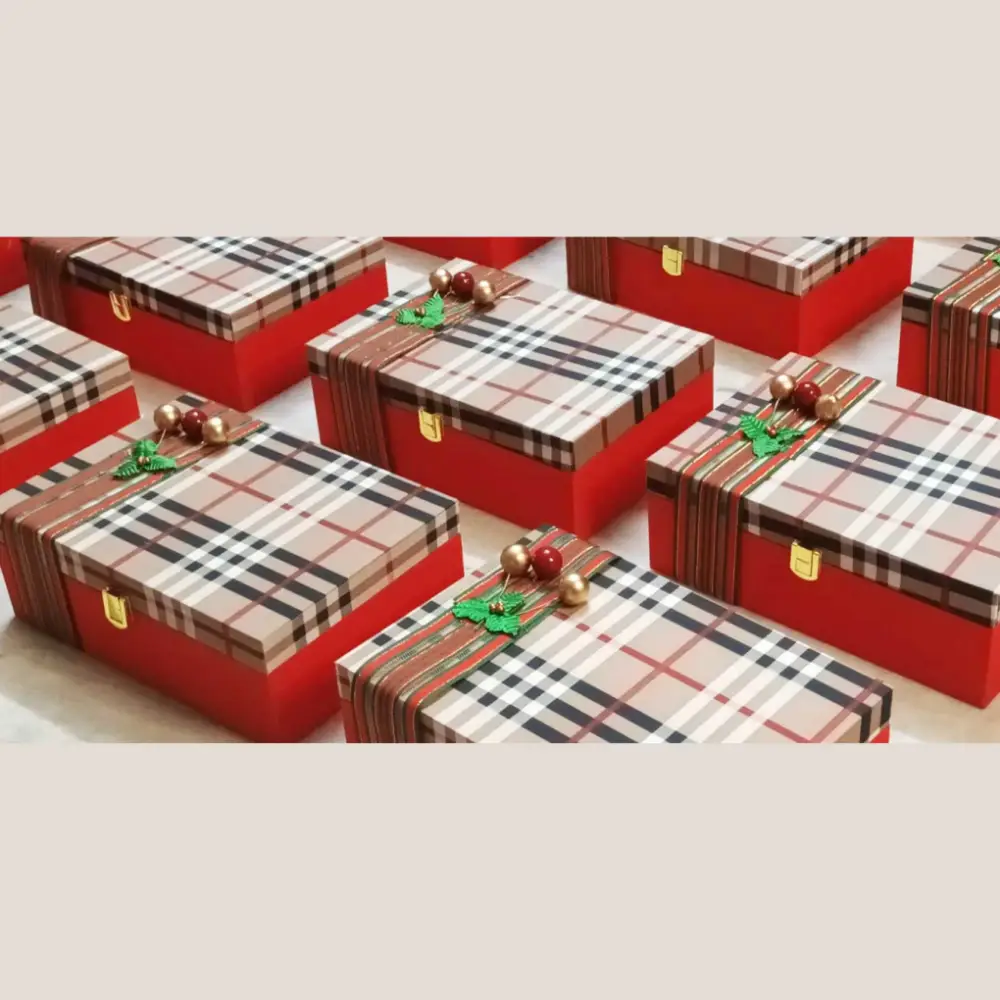 Buy MDF Box Christmas Gift Hamper Online for Corporate Gifting