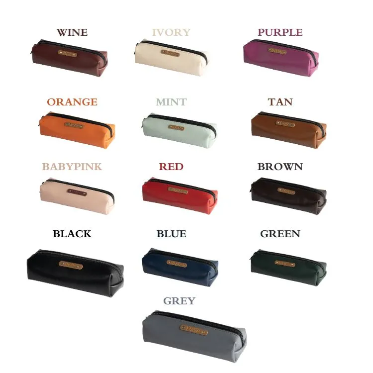 Buy vegan leather pencil pouch for Rakhi gift with name