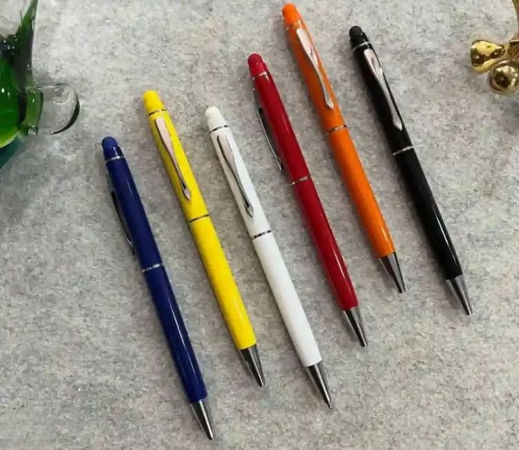 Custom iScape Slim Ball Pen with Stylus Tip Gift