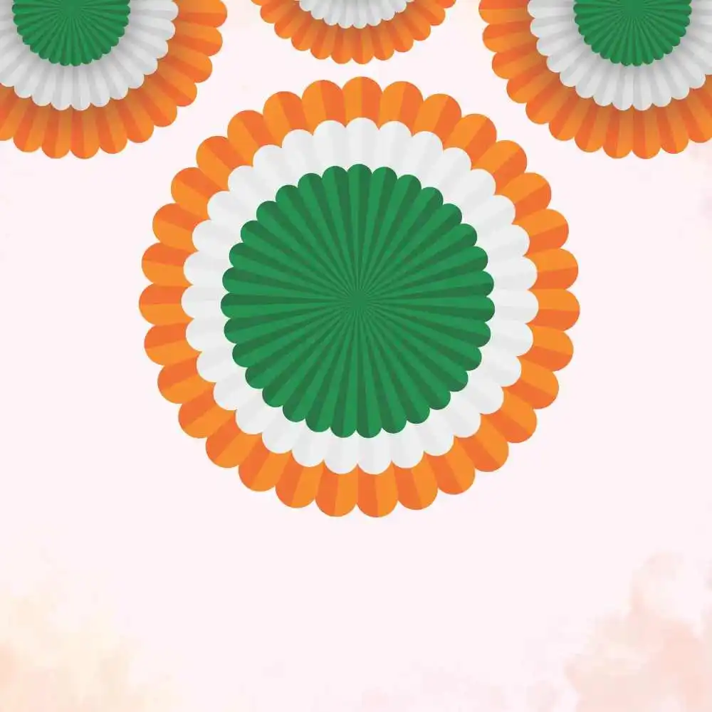 Independence Day Party Decor with Tricolor Theme Setup