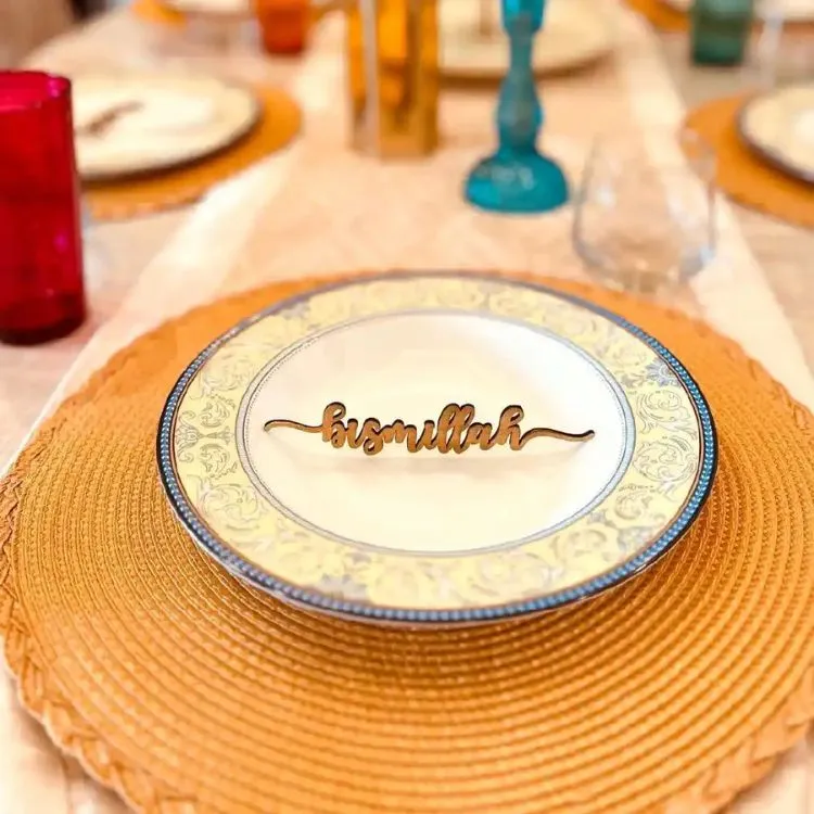 Ramadan Eid Mubarak Decorative Cutouts for Festive Table Decor Online