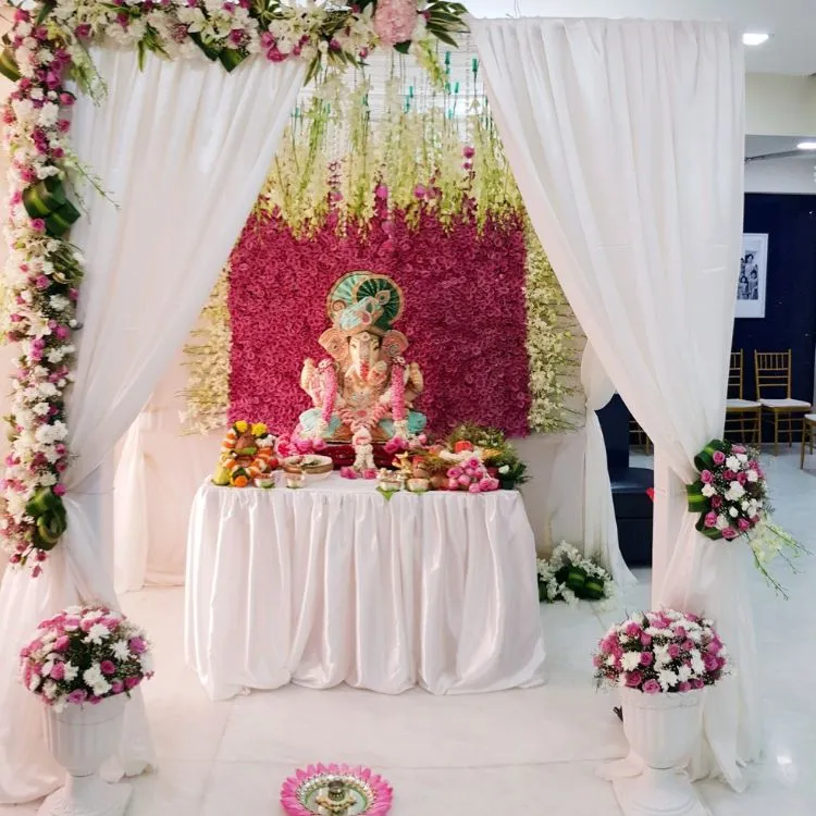 Book Ganesh Chaturthi Mandap Decor Online in Bangalore India
